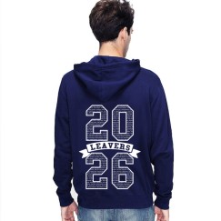 Leavers Hoodie Classic 26 Name List Inside Design Stars & Stripes Hoodie